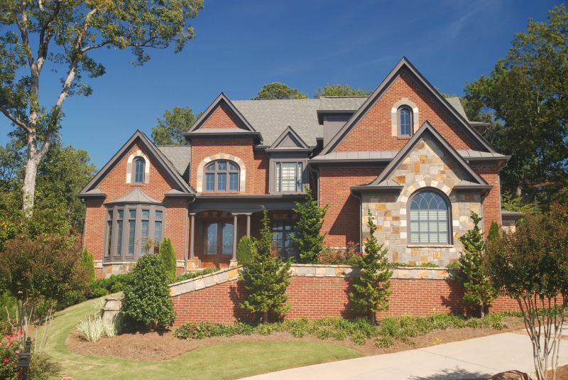 Elegant Stonework on a Home Exterior