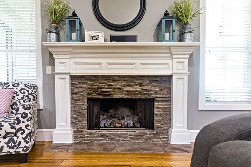Custom Brick Fireplace
